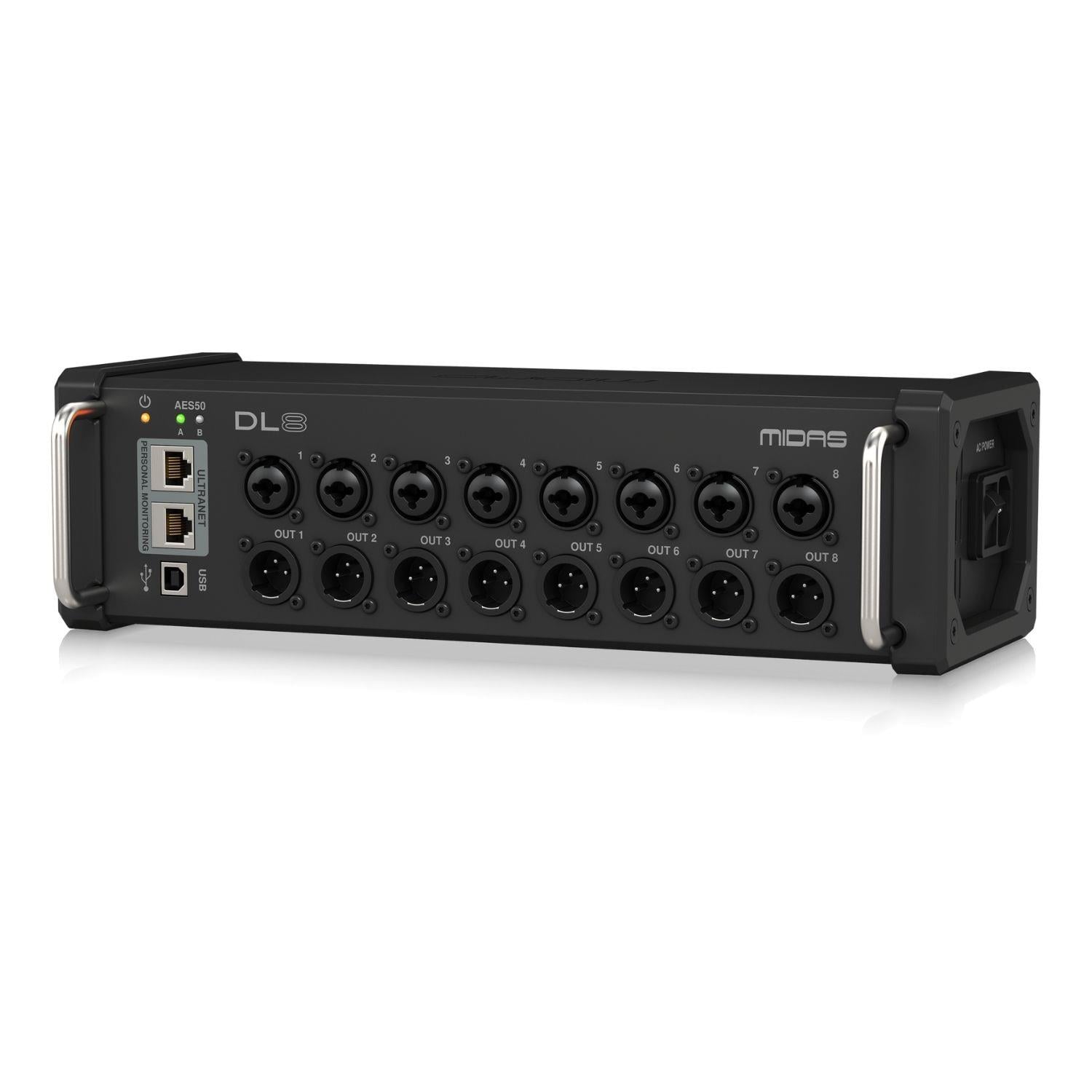 Midas DL8 PoE-Aktif 8 Giriş, 8 Çıkış Stage Box