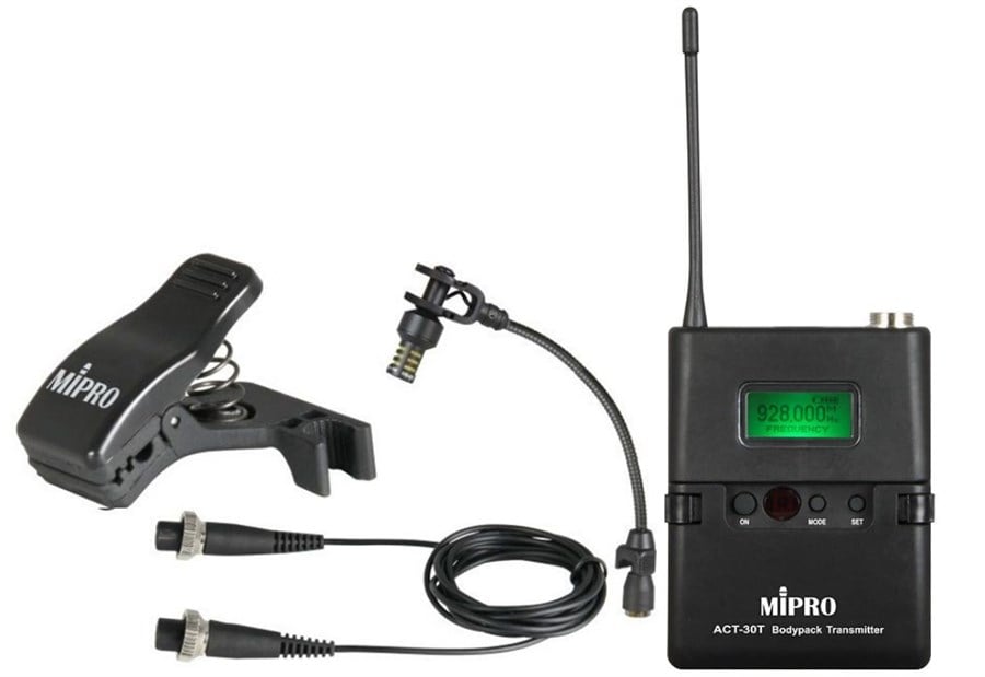 Mipro ACT-30T + CS-100 Saksafon İçin Kondenser Mikrofon Telsiz Seti