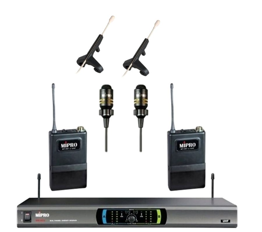 Mipro MR-823 + CV-100 2'li Keman İçin Yaka Tipi Kondenser Mikrofon