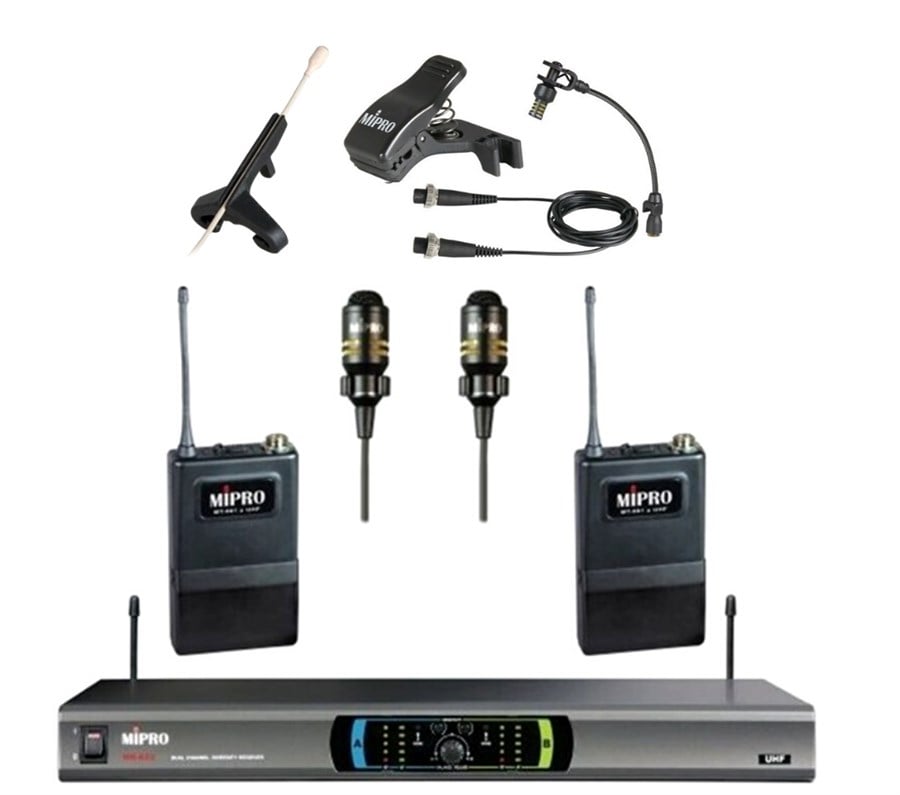 Mipro MR-823 Keman Ve Saksafon İçin Yaka Tipi Kondenser Mikrofon Seti