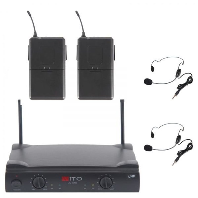 Mito 7200HH Çift Kafa Tipi Mikrofon Seti