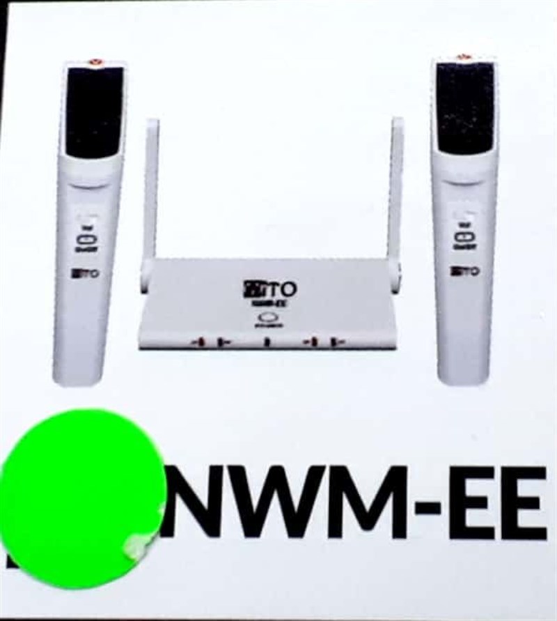 Mito NWM-EE UHF Tek Frekans Digital Çift El Verici Mikrofon