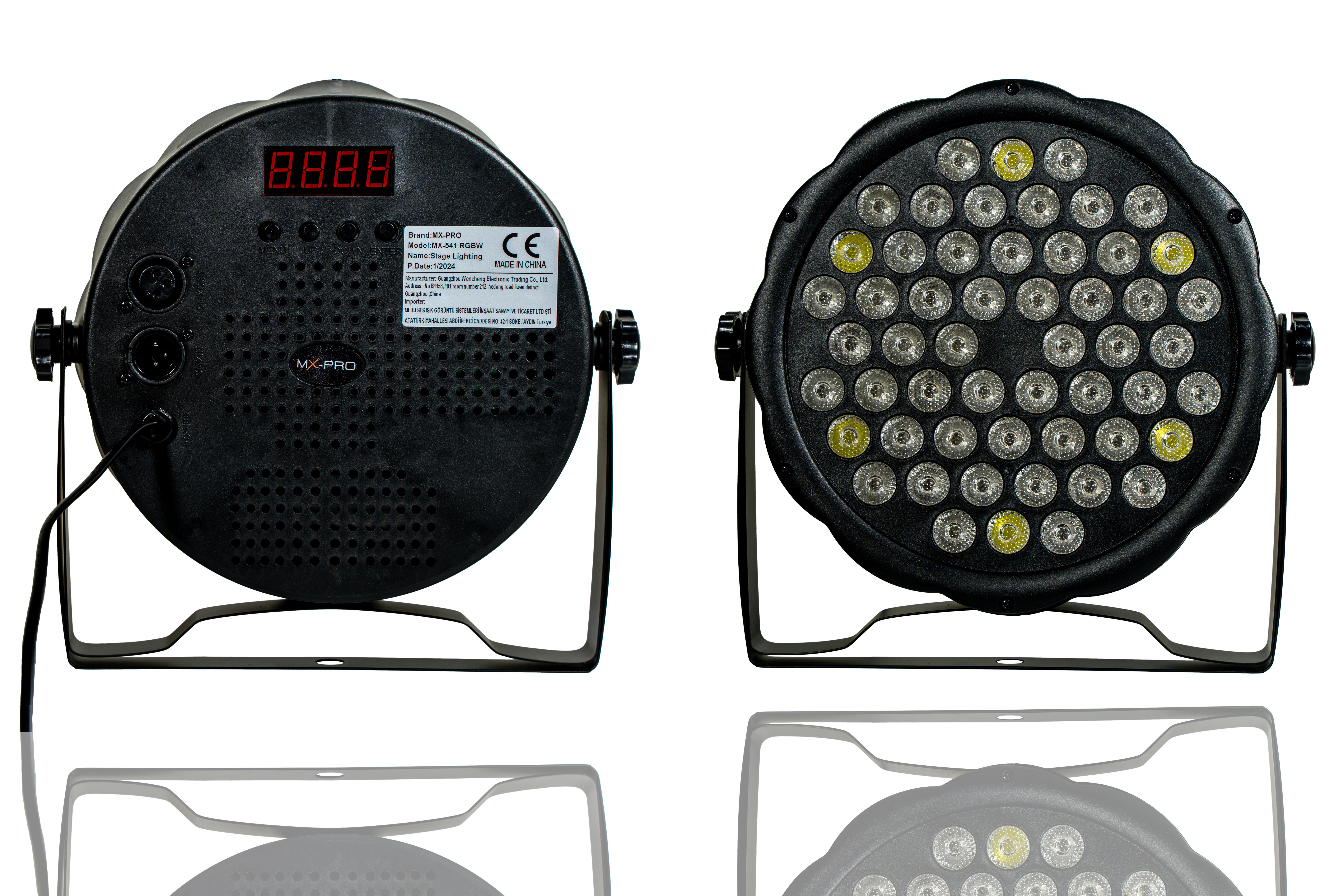 MX-PRO MX-541 RGBW Led Par Lights