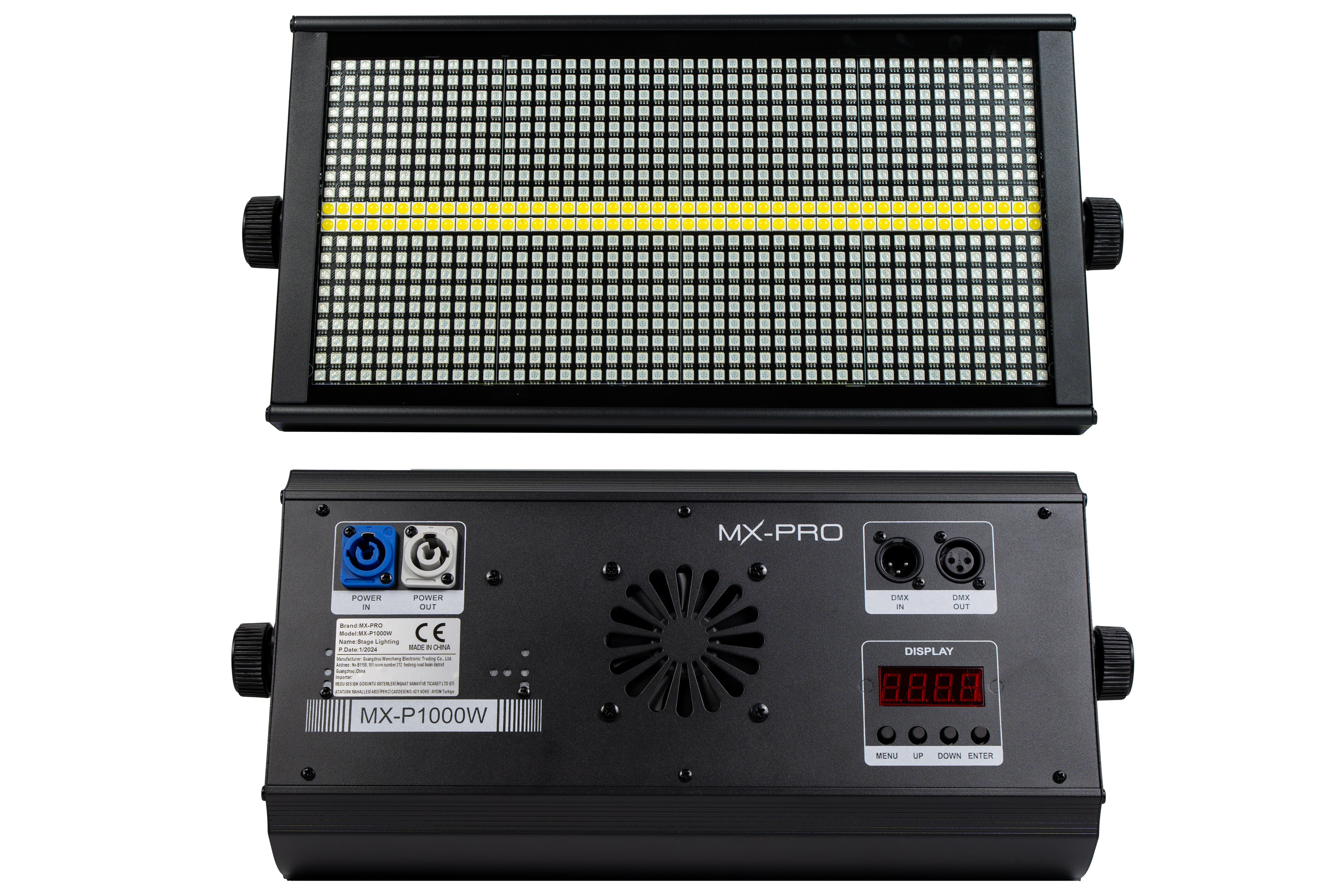 MX-PRO MX-P1000W 8+8 LED Strobe Light