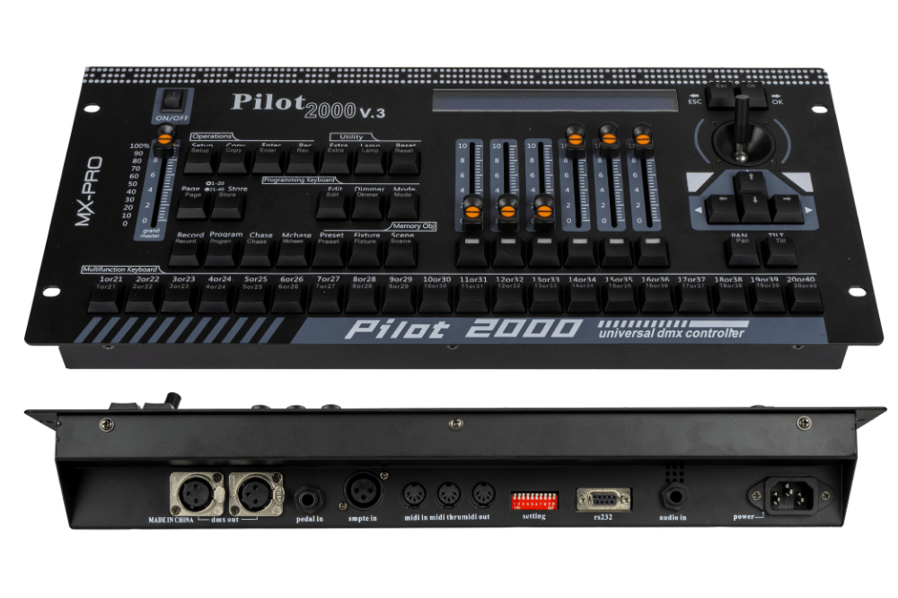 MX-PRO PILOT 2000 V3 Profesyonel Işık Kontrol Masası