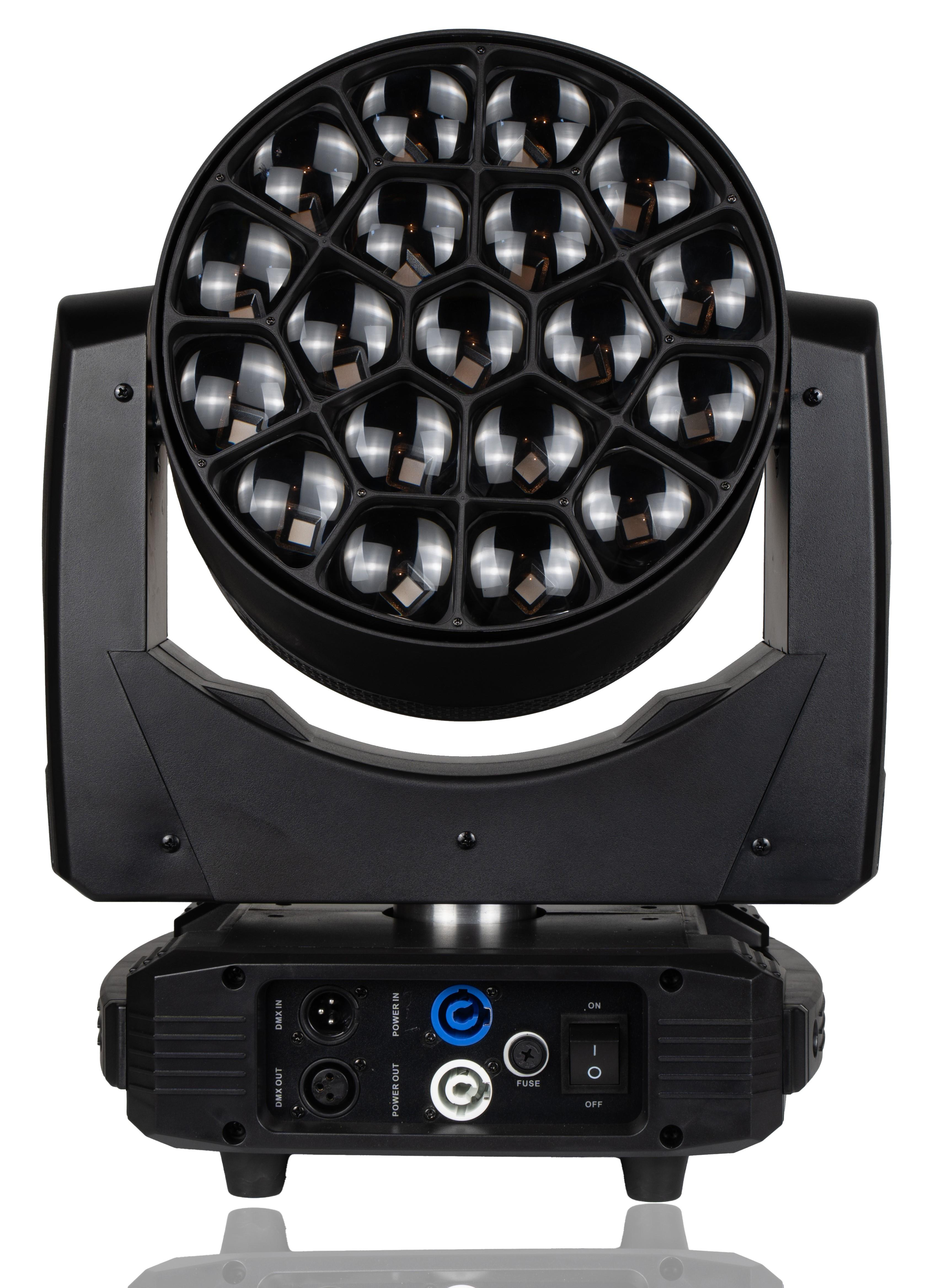 MX-PRO SURYA 1925 Wash Moving Head Light 19x25W 4in1 RGBW Leds