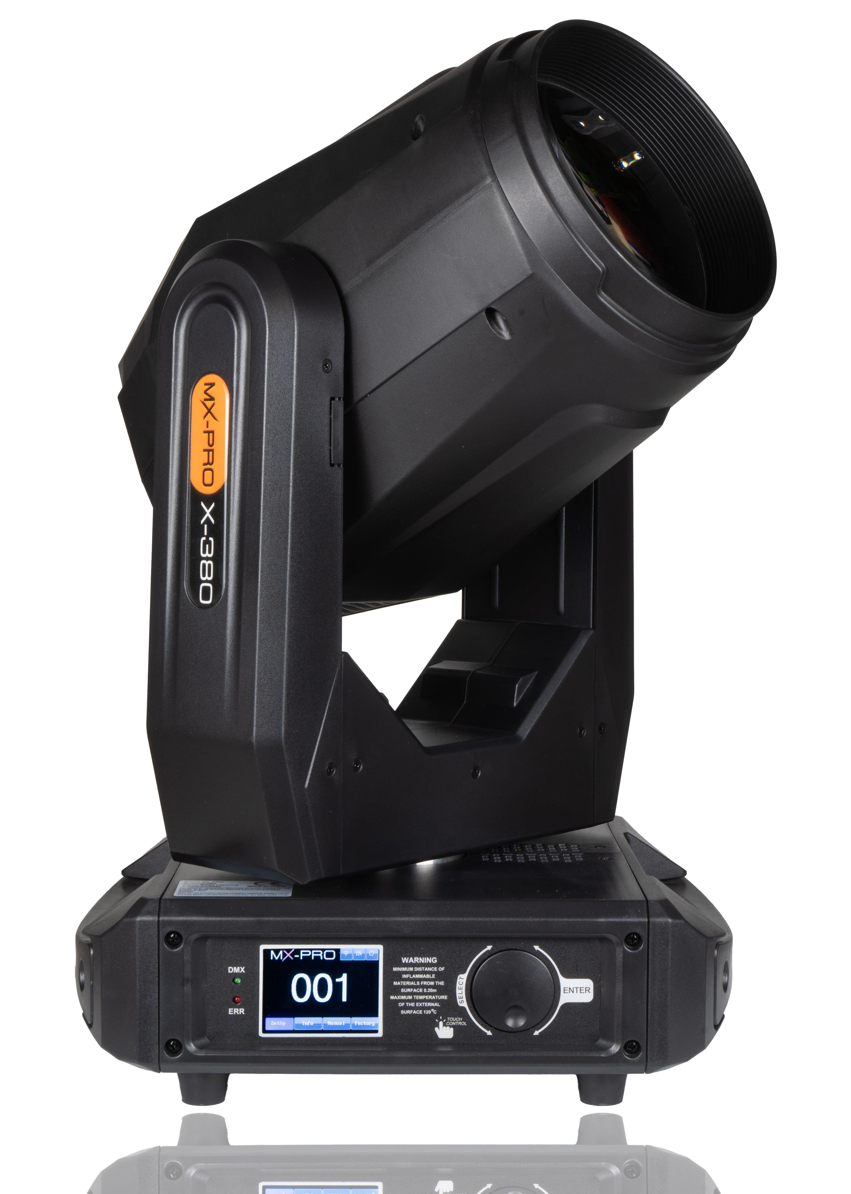 MX-PRO X-380 380 Watt 100V-240V Moving Head Beam Light