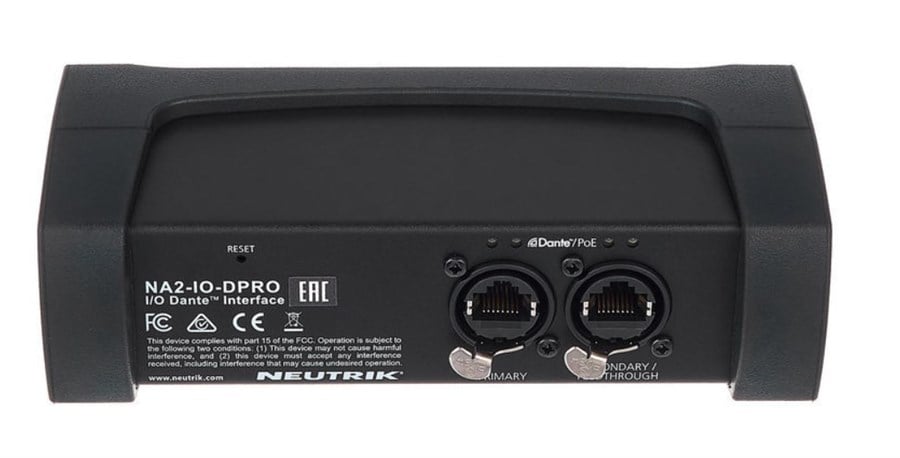 Neutrik NA2-IO-DPRO Dante Arayüz