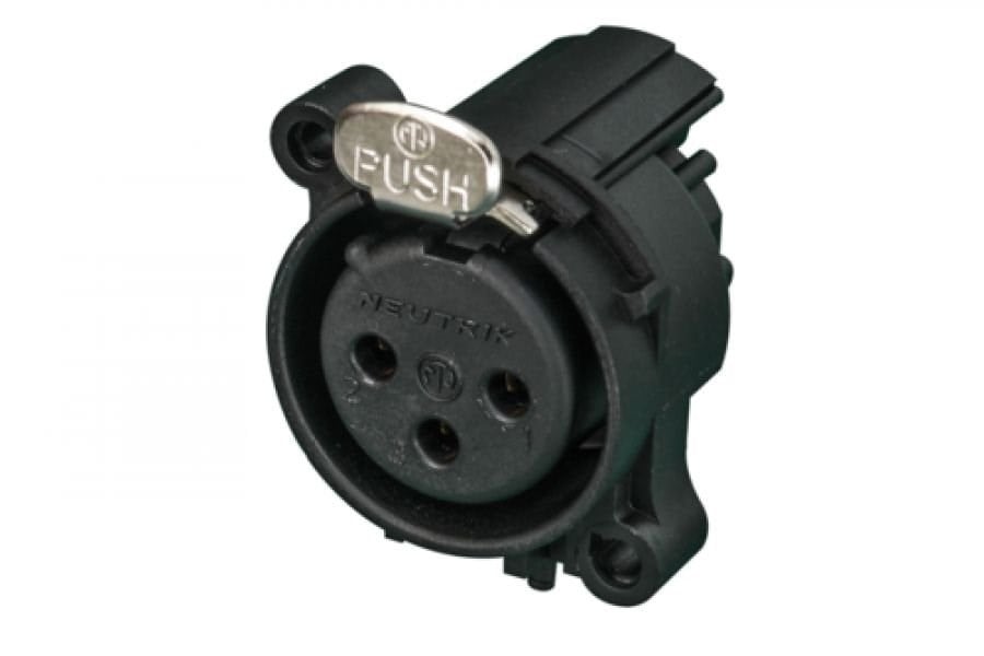 Neutrik NC3FAAH Şase Tipi 3 Pin Dişi XLR Konnektör