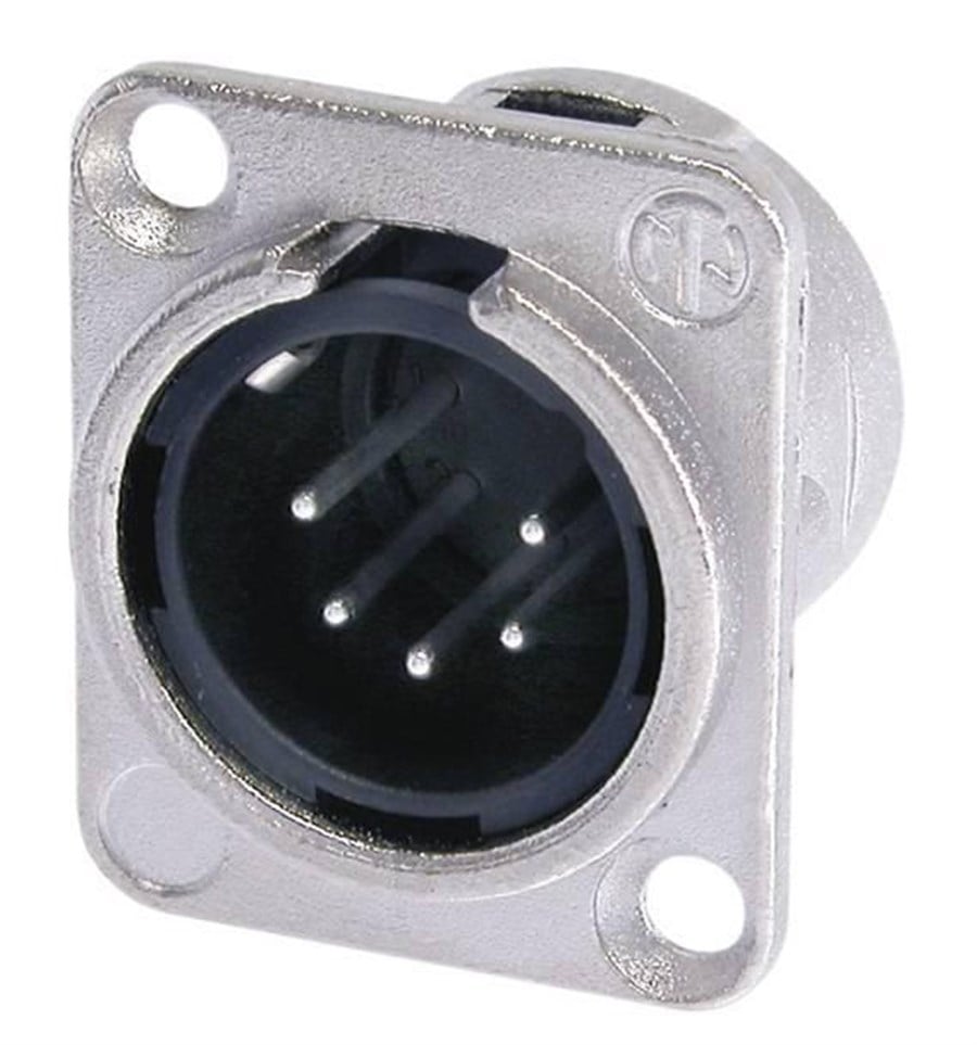 Neutrik NC5MD-L-1 Şase Tipi 5 pin XLR Erkek Konnektör