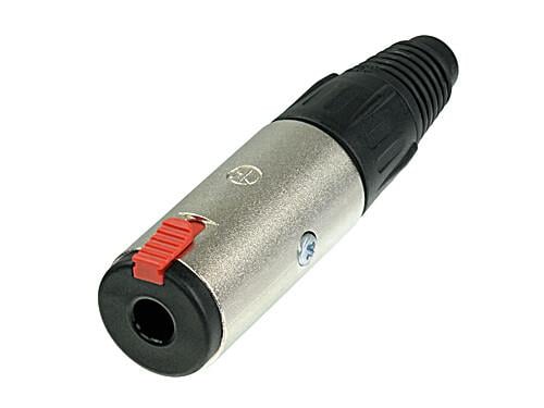 Neutrik NJ3FC6 Kablo Tipi Stereo  1/4'' Dişi Jack Konnektör