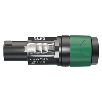 Neutrik NL4FXX-W-S SpeakON 4 Pin Konnektör