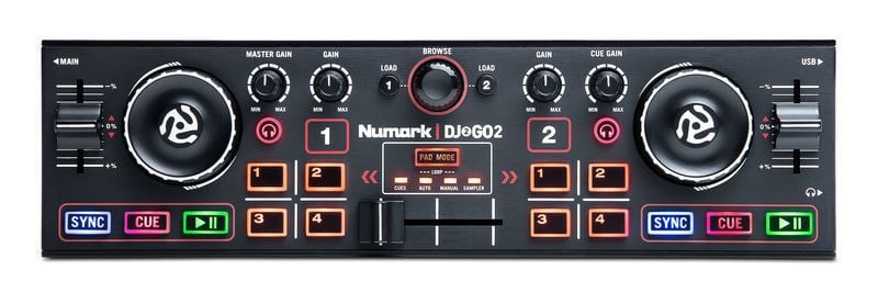 Numark DJ2 GO 2 Ses Kartlı Taşınabilir Dj Kontrol Ünitesi