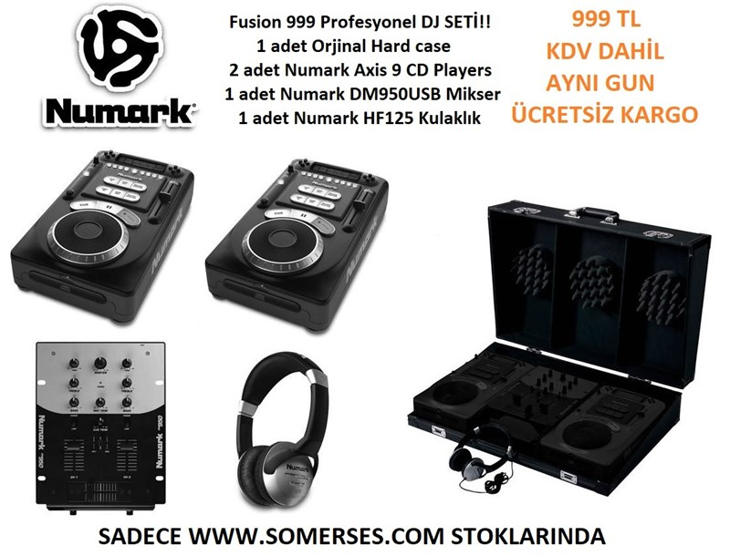 Numark Fusion 999 Profesyonel DJ Set