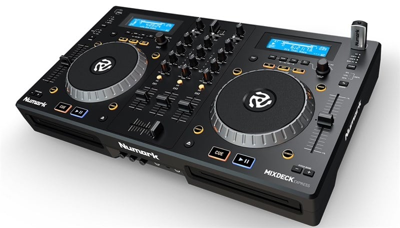 Numark Mixdeck Express Çift CD/MP3 Oynatıcı, USB stick destekli Premium DJ Kontroller