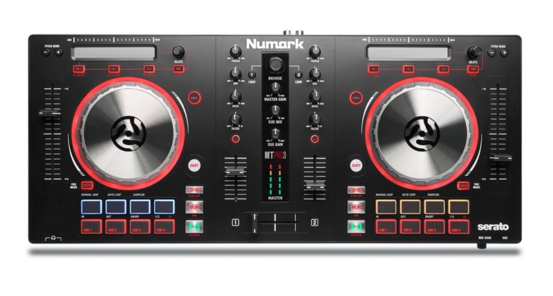 Numark Mixtrack Pro 3 All-in-one Controller Solution for Serato DJ