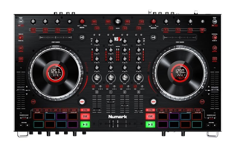 Numark NS6 II Serato DJ için 4-kanal Çift USB DJ kontroller