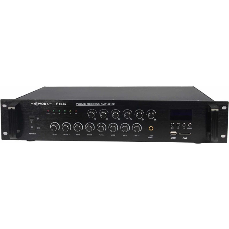 Nwork F-6150 Hat Trafolu Mikser Amplifikatör 150W