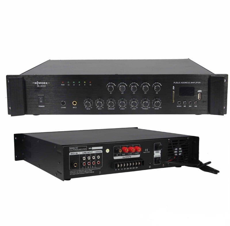 Nwork XL-6350 Hat Trafolu Mikser Amplifikatör 350W
