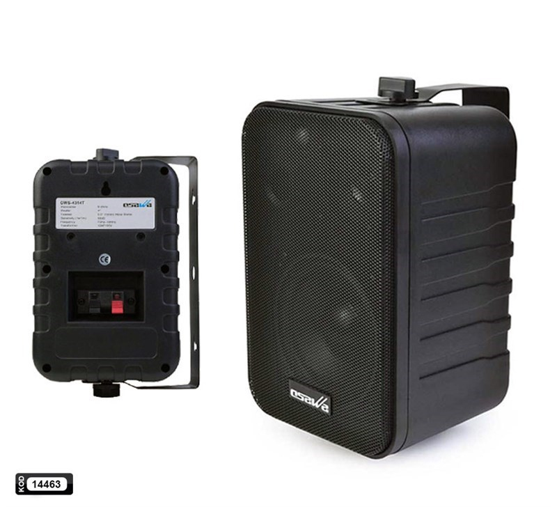 Osawa OSW-4314TS 4 inç 40W 100V Siyah Duvar Hoparlör