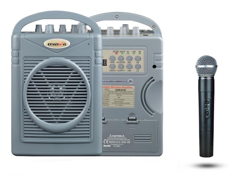 Osawa OSW-8102E 5 inç 50W Portatif Seyyar Ses Sistemi - El