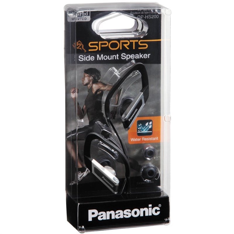 Panasonic RP-HS200E-K Suya Dayanklı Kablolu Sporcu  Kulaklık (Siyah)