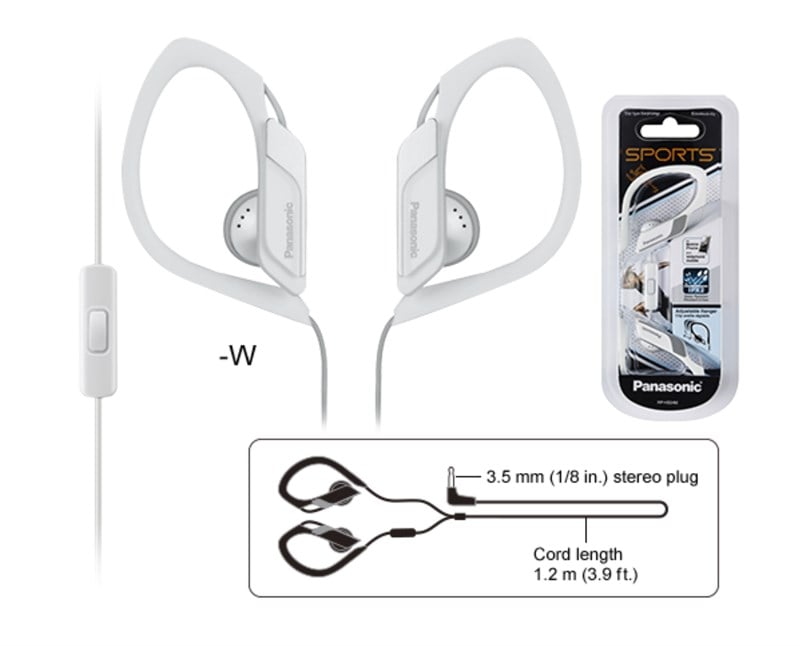 Panasonic RP-HS34ME-W Kulak İçi Mikrofonlu IPX2 Kulaklık (Beyaz)
