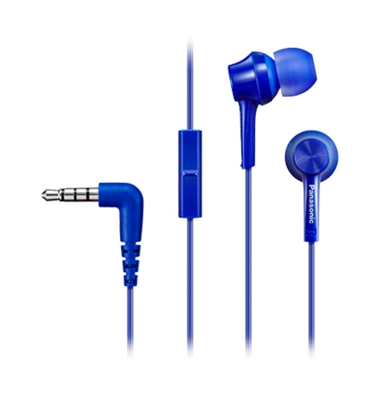 Panasonic RP-TCM105E-A Kulak İçi Renkli Mikrofonlu Kulaklık (Mavi)