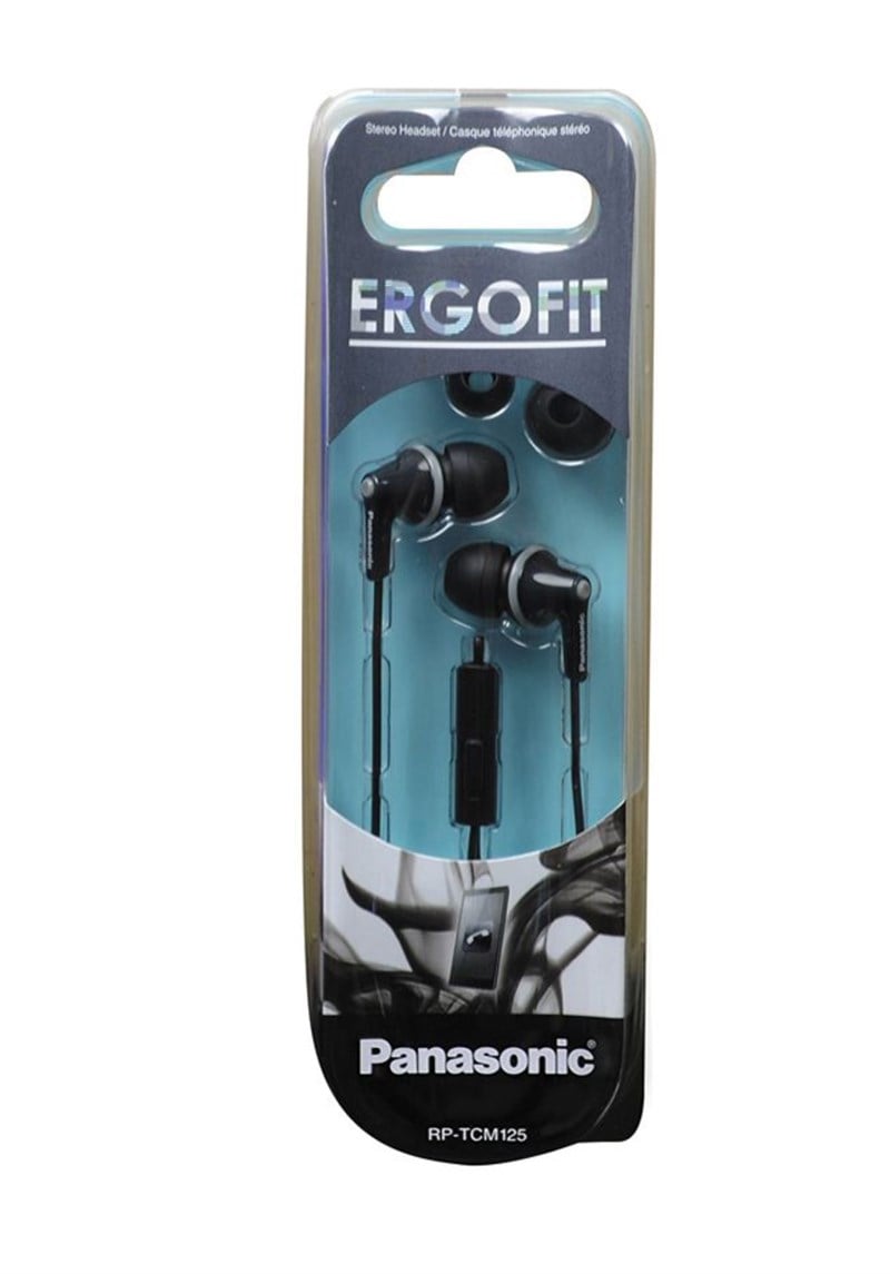 Panasonic RP-TCM125E-K Kulak İçi Mikrofonlu Kulaklık (Siyah)
