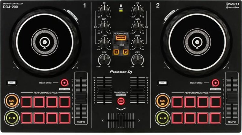 Pioneer Basic Dj Seti + DDJ-200 Kontroller + Hdj x5 Kulaklık + Jbl 305p Monitör + Laptop Stand