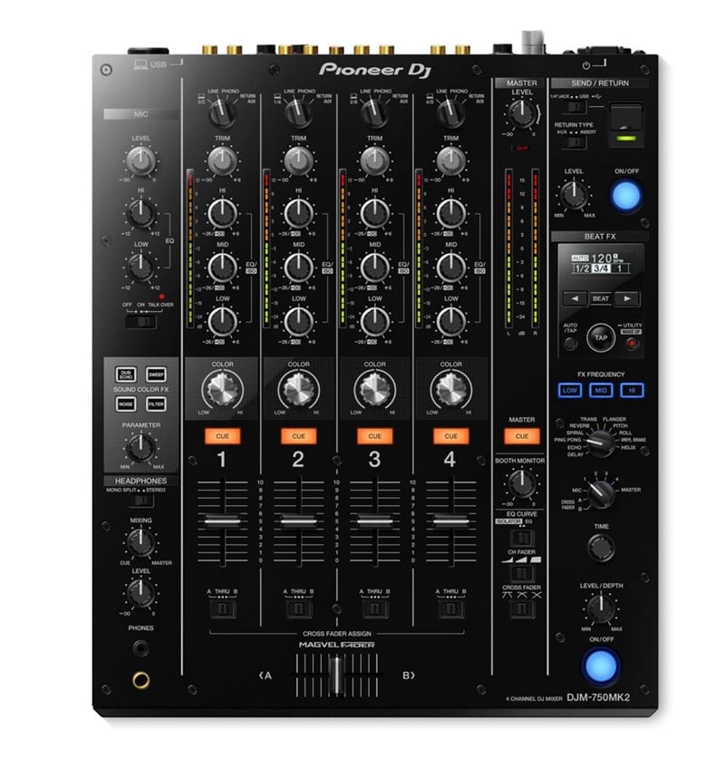 Pioneer DJM-750MK2 4 Kanal Profesyonel DJ Mikser
