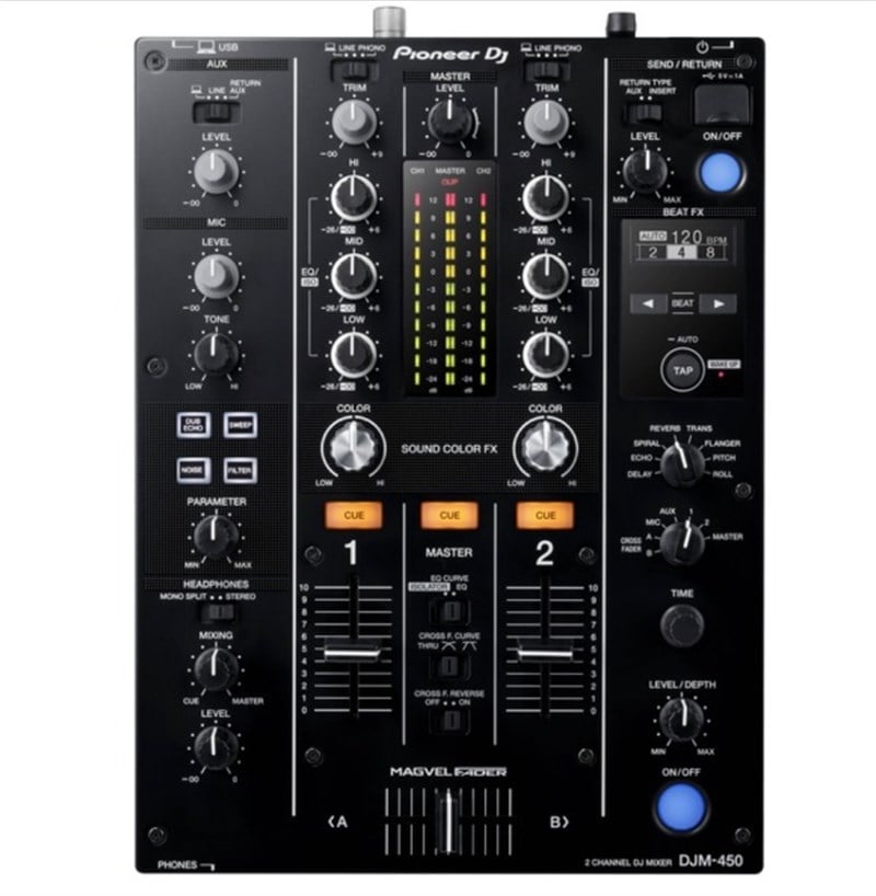 Pioneer Pro Dj Setup XDJ-1000Mk2 +DJM-450