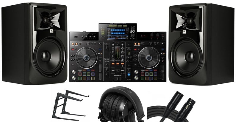 Pioneer Profesyonel DJ Seti XDJ-RX2 + Hdj x7 Kulaklık + Jbl 308p Monitör + Laptop Stand
