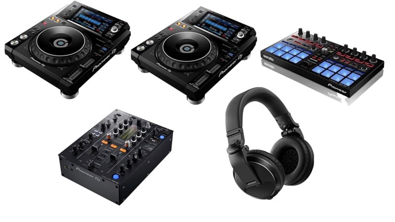 Pioneer Special Full Dj Setup XDJ 1000MK2+ DJM 450+ SP1+ HDJ-X5