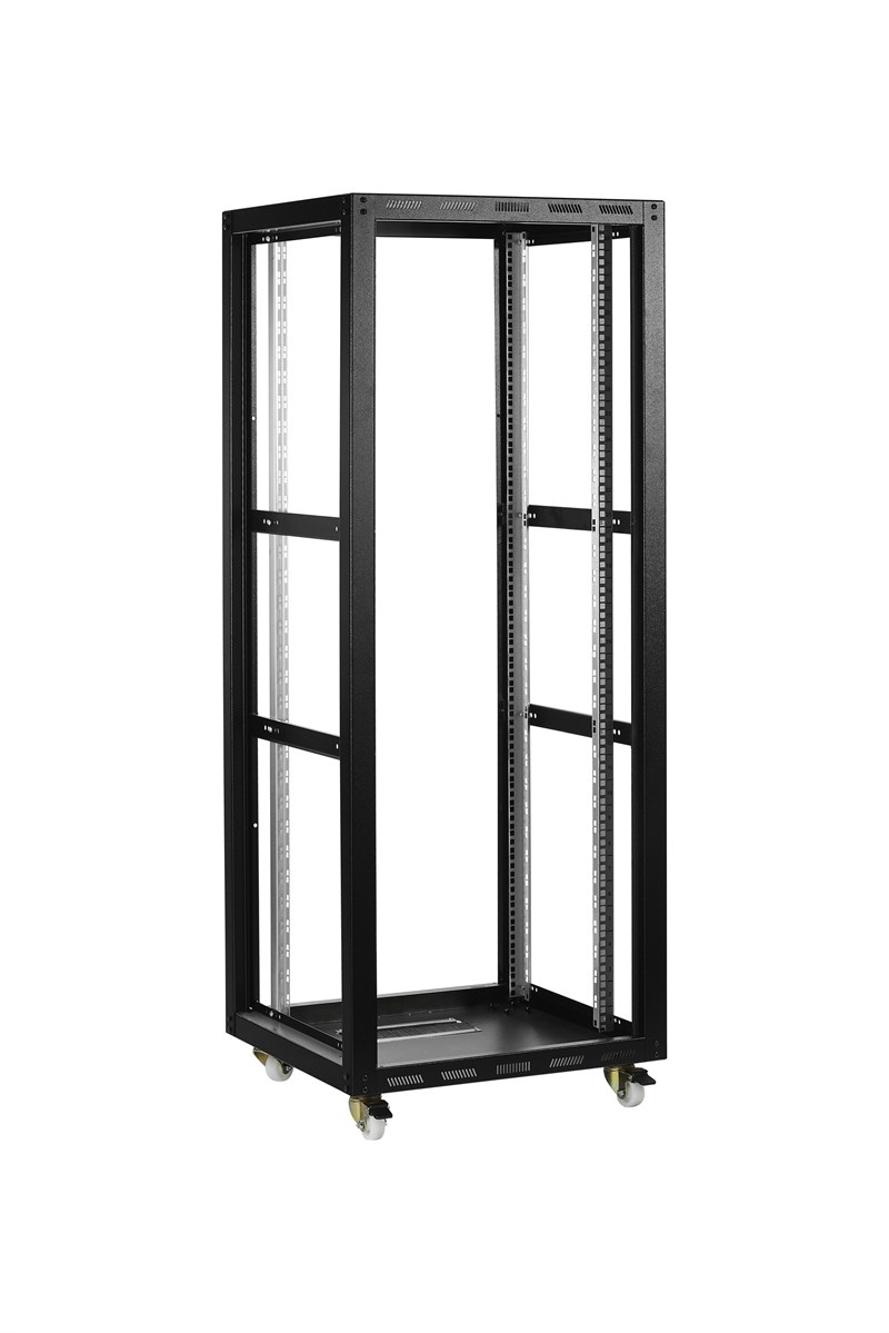 Provoice 19'' 32U 600x800 Dikili Tip Tekerlekli Rack Kabinet+ Fan+ Sabit Raf