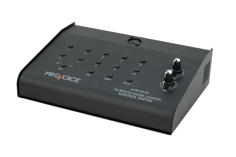 Provoice ACR-2010 10 Bölgeli Mikrofon ve Müzik Konsolu
