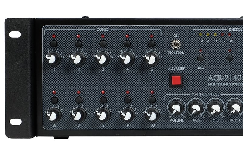 Provoice ACR-2140 Planet 400W Acil Durum Amplifikatörlü Merkez Ünitesi