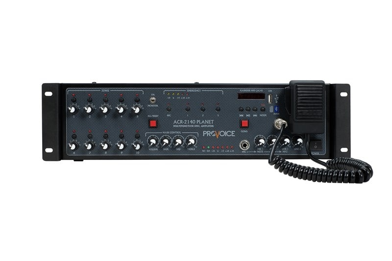 Provoice ACR-2140 Planet 400W Acil Durum Amplifikatörlü Merkez Ünitesi
