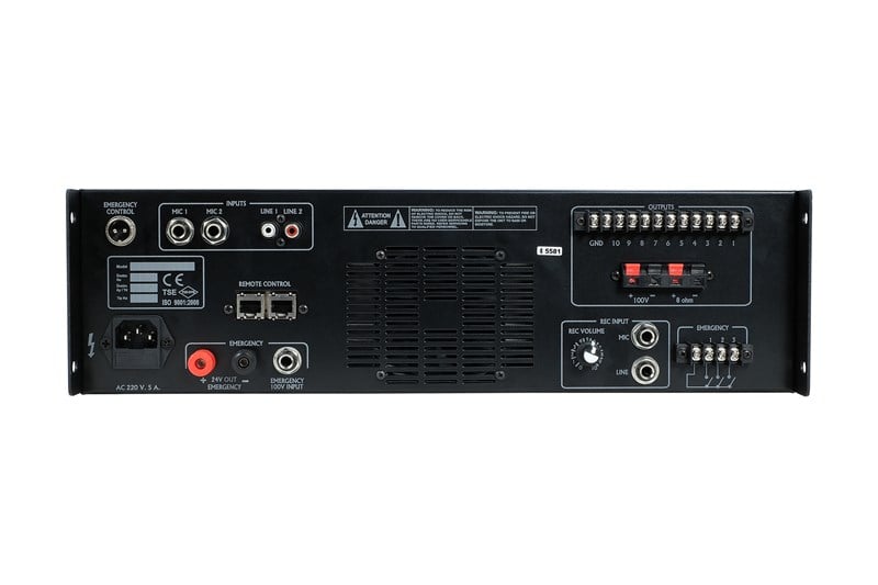 Provoice ACR-2140 Planet 400W Acil Durum Amplifikatörlü Merkez Ünitesi