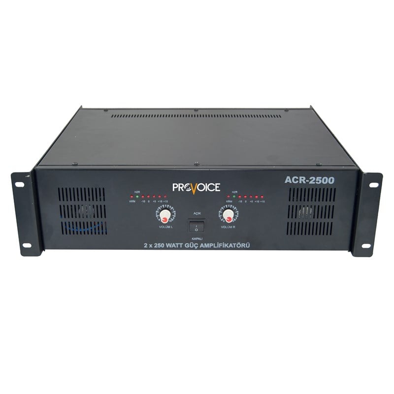 Provoice ACR-2500 100V Trafolu 2x250 Watt Power Anfi
