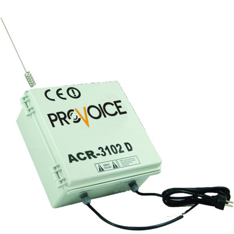Provoice ACR-3102 D VHF-UHF Dış Ortam Alıcı Ünitesi