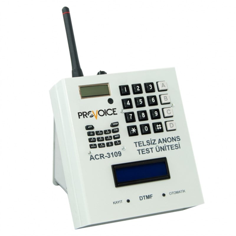 Provoice ACR-3109 Telsiz Anons Test Ünitesi