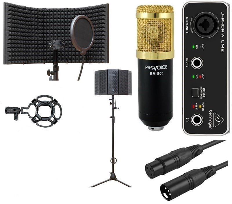 Provoice Audio Platin Studyo Ses Kayıt Full Set