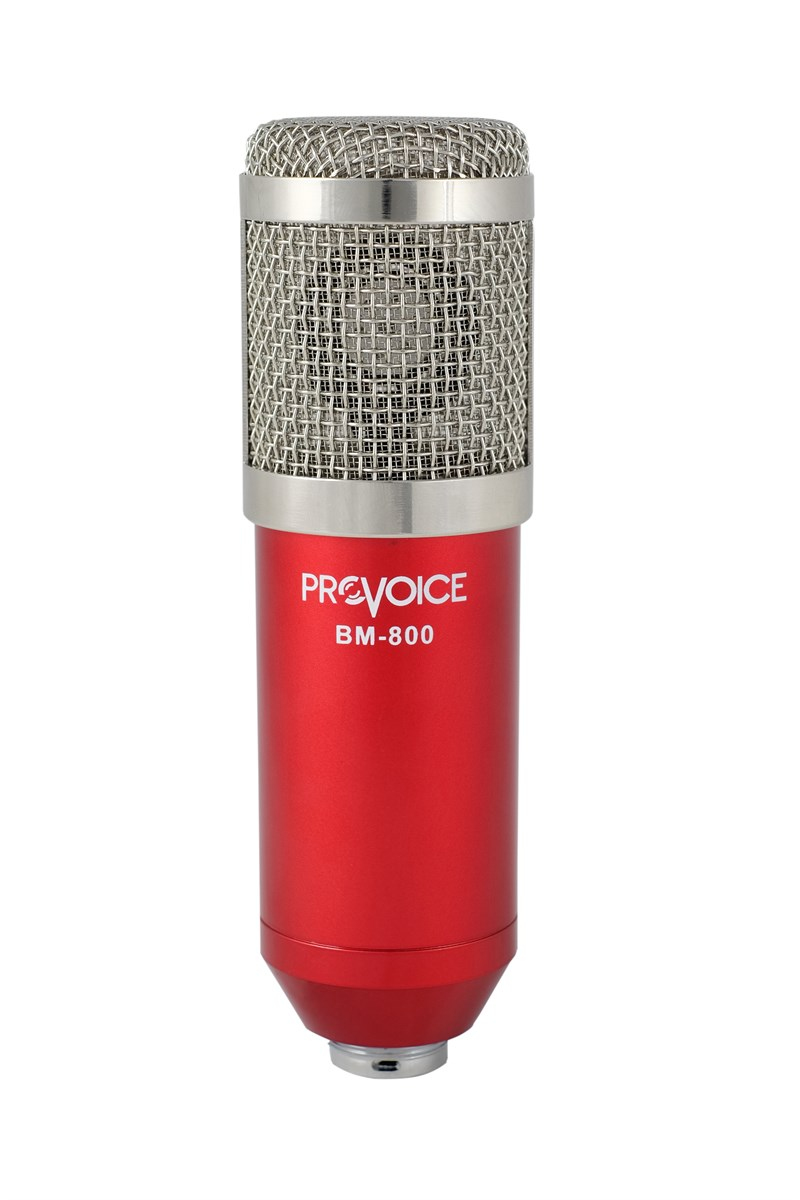 Provoice BM-800 Profesyonel Stüdyo Kayıt Mikrofonu (Pembe)