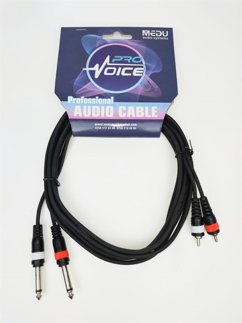 Provoice CL/2RM-2JM6/3m 3 Metre Sinyal Kablosu