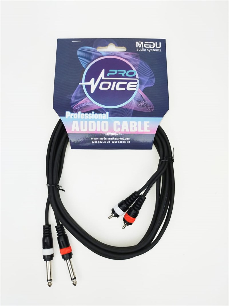 Provoice CL/2RM-2JM6/3m 3 Metre Sinyal Kablosu