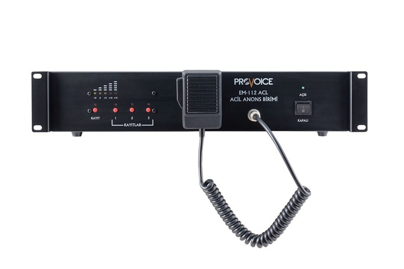 Provoice EM-112 ACL Acil Anons Mesaj Ünitesi
