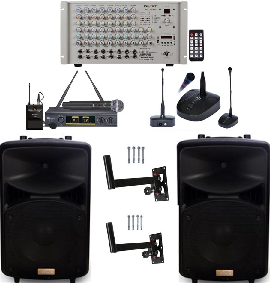 Provoice Konferans ve Toplantı Salonu Ses Sistemi Plus Paket-1
