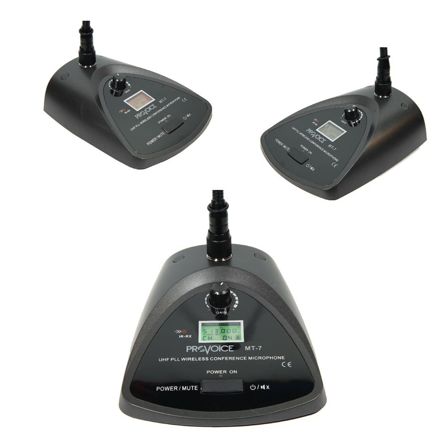 Provoice MT-4000-2EYK Kablosuz 1 El 1 Yaka 2 Masa Mikrofonu