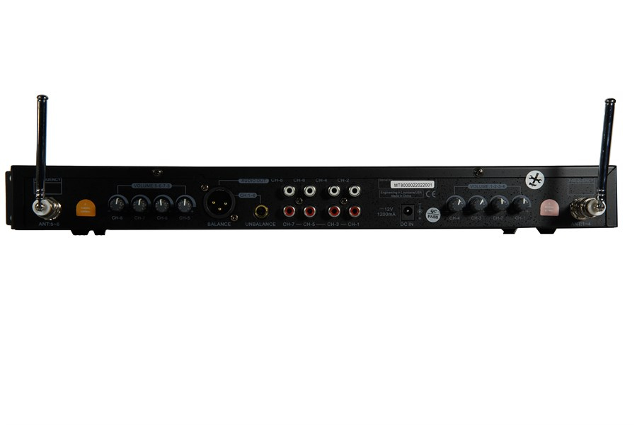 Provoice MT-8000 8 Kanal Çift Anten  UHF Band Kablosuz Receiver